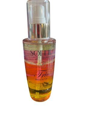 Soleil Trio Miracle Oil 4.06 Fl Oz Hydrates Nourishes Restores Shine